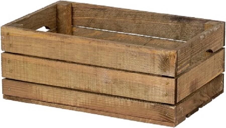 Stijf BV Houten Kist Klein Bruin Opbergkist Geschenkverpakking Gift Kado