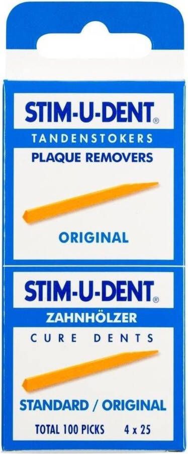 Stim-U-Dent Stimudent Origineel Tandenstokers 3 x 100 stuks Voordeelverpakking
