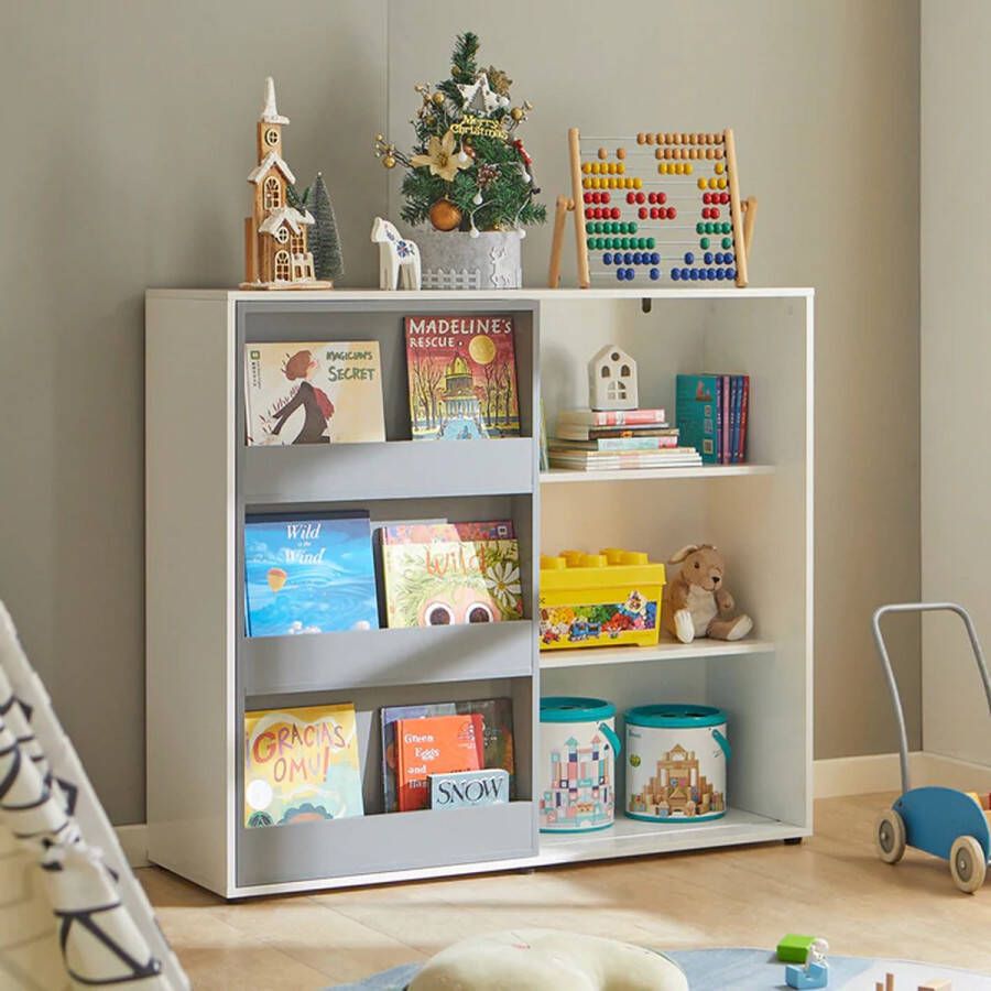 STmeubels Simpletrade Boekenkast Kinderkamer Speelgoedkist Wit