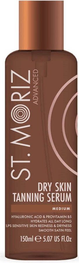 St.Moriz Advanced Pro Gradual Dry Skin Self Tanning Serum Samoopalovací Sérum Pro Suchou Pokožku 150ml