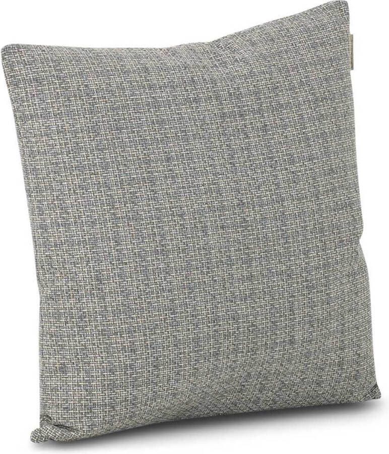 Stoff Miki sierkussen 60 x 60 cm Grijs-antraciet Afritsbaar Inclusief binnenkussen