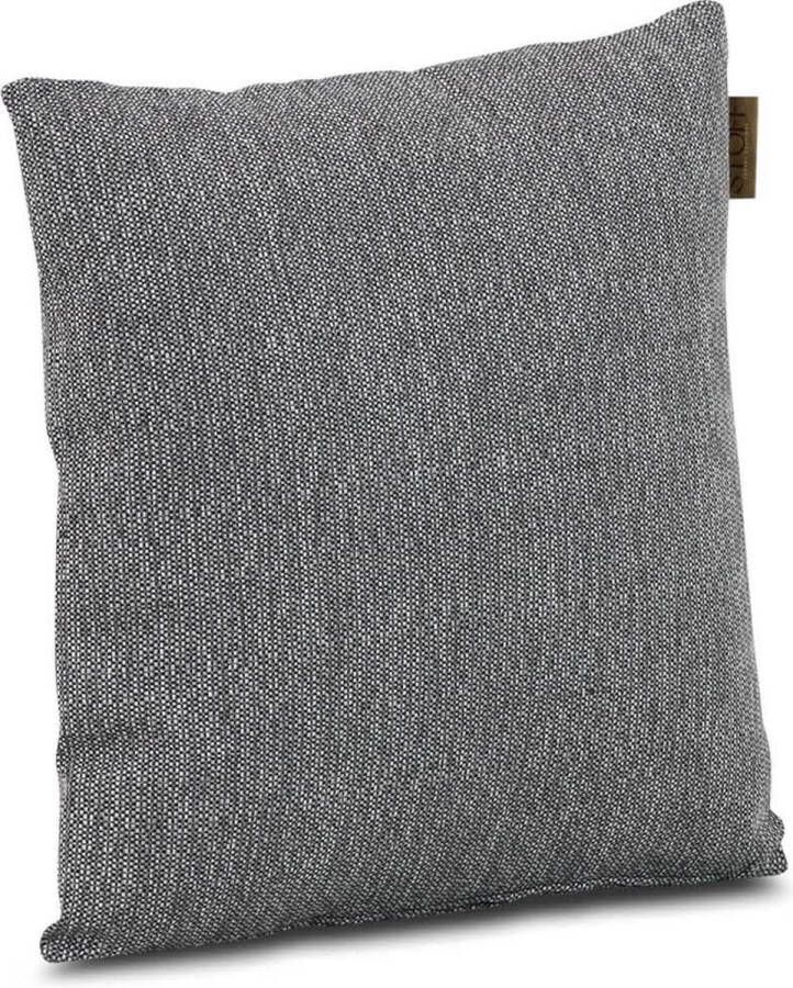 Stoff Mitsu sierkussen 45 x 45 cm Grijs-antraciet Afritsbaar Inclusief binnenkussen