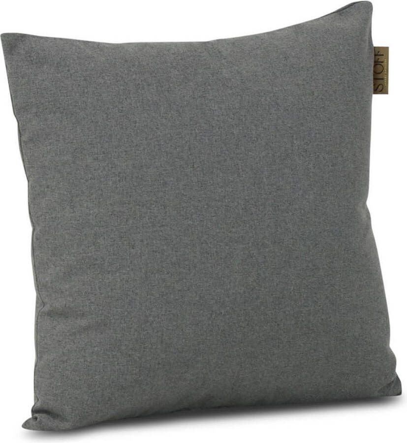 Stoff Miyo sierkussen 45 x 45 cm Taupe-naturel-bruin Afritsbaar Inclusief binnenkussen