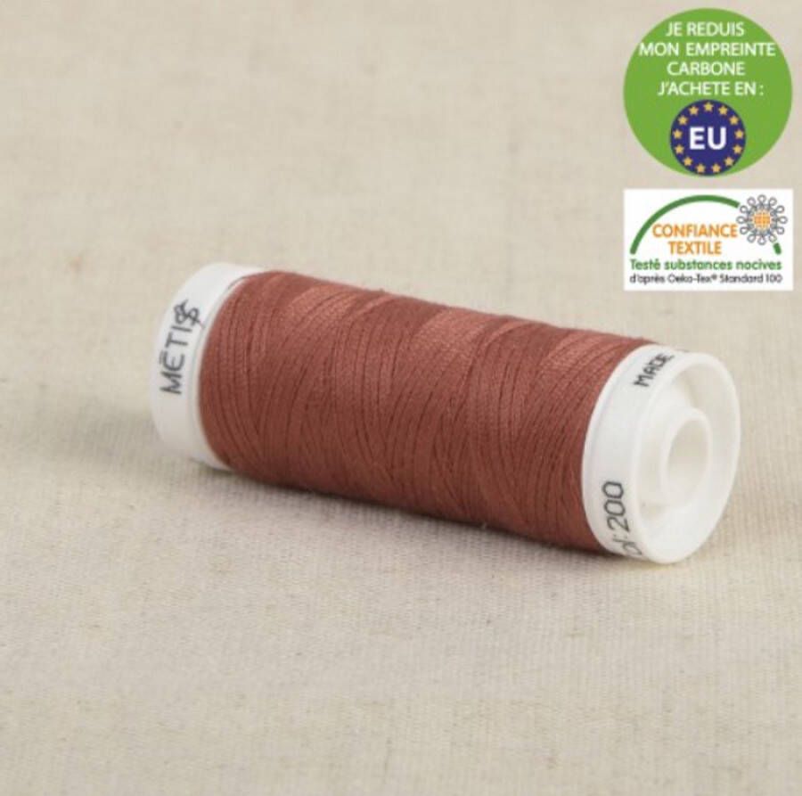 Stoffenboetiek Garen 2 stuks 200m lipstick rood universeel naaigaren stikzijde