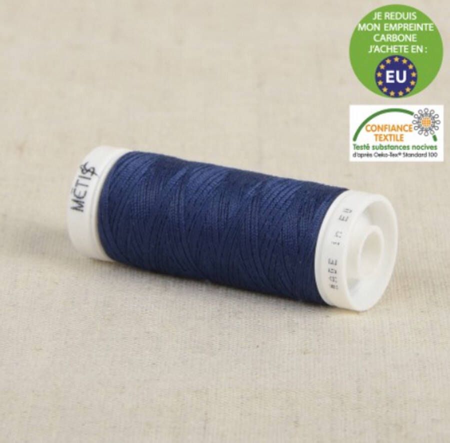 Stoffenboetiek Garen 2 stuks 200m oceaan blauw universeel naaigaren stikzijde