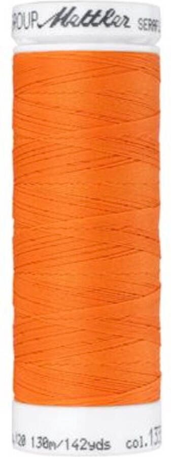 Stoffenboetiek Seraflex elastisch naaigaren 2 stuks fel oranje 1335 2 bobijnen van 130meter