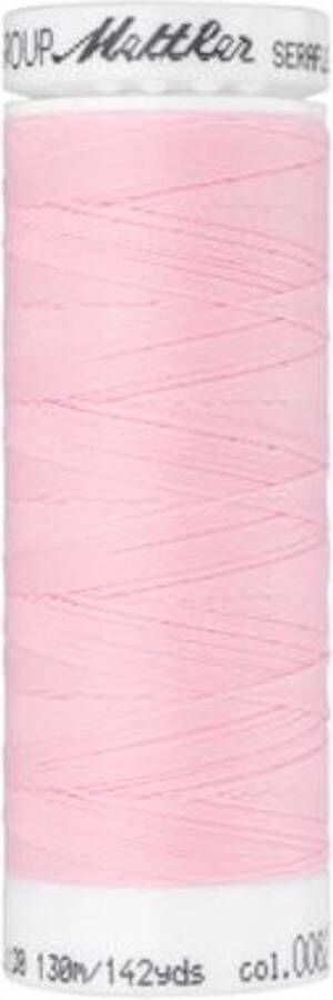 Stoffenboetiek Seraflex elastisch naaigaren 2 stuks licht roze 82 2 bobijnen van 130meter