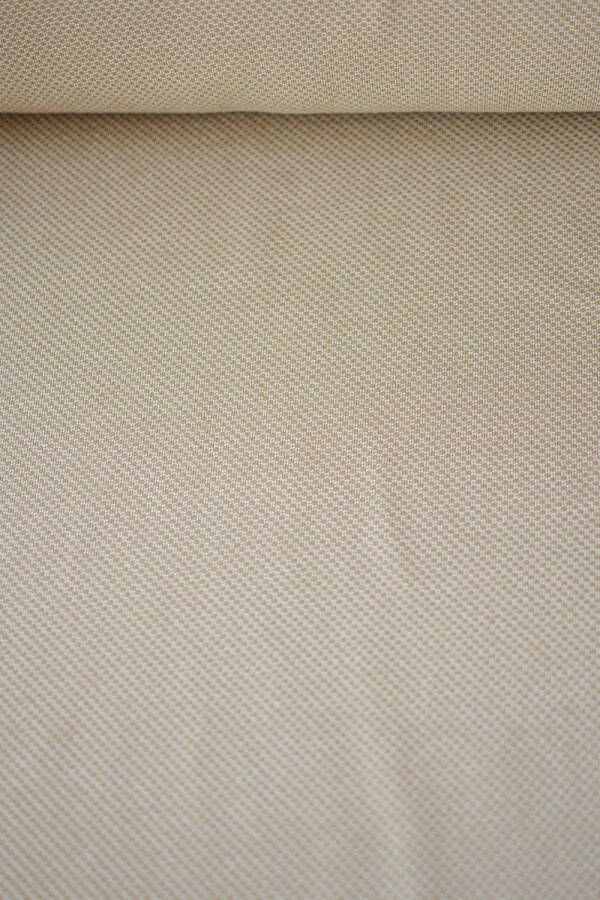 Stoffenboetiek Tricot groengeel met textuur 1 meter modestoffen voor naaien stoffen