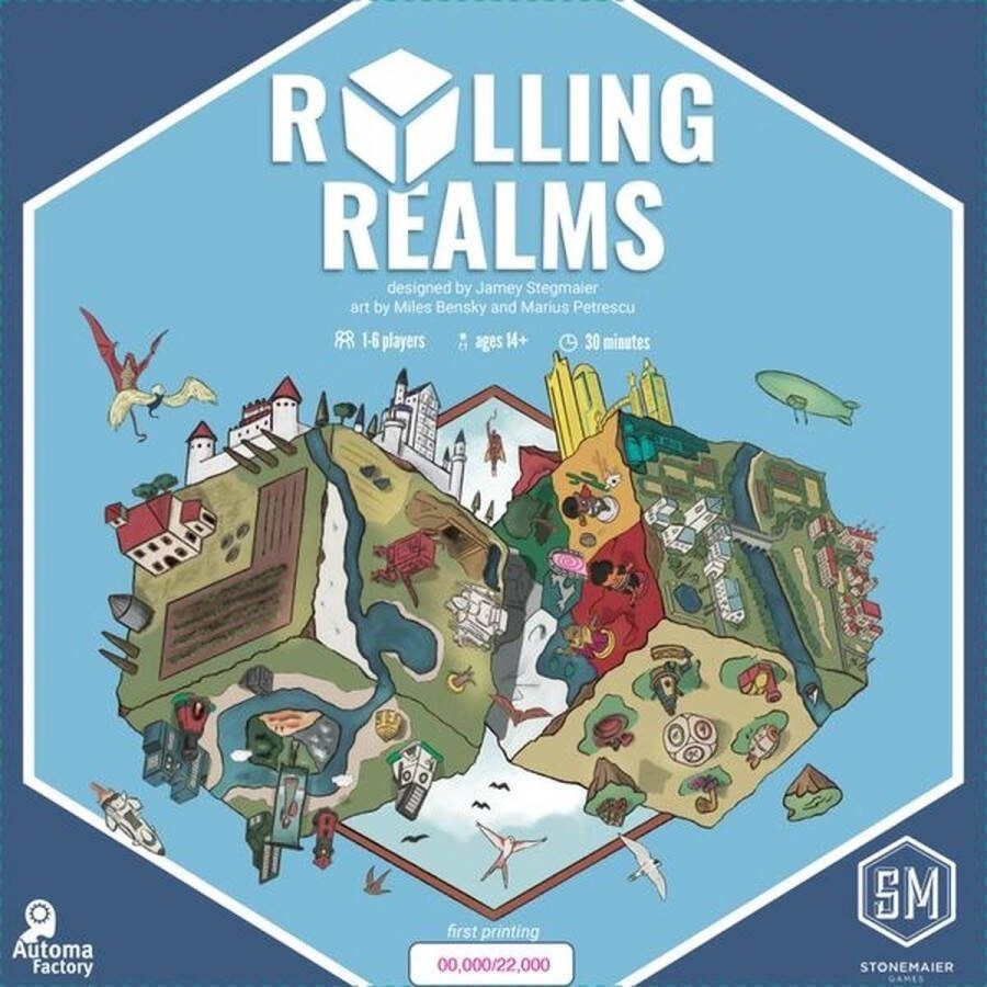 Stonemaier Games Rolling Realms Dobbelspel (ENG)