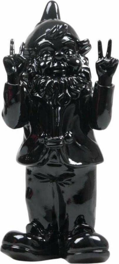 Stoobz Design Tuinkabouter peace zwart