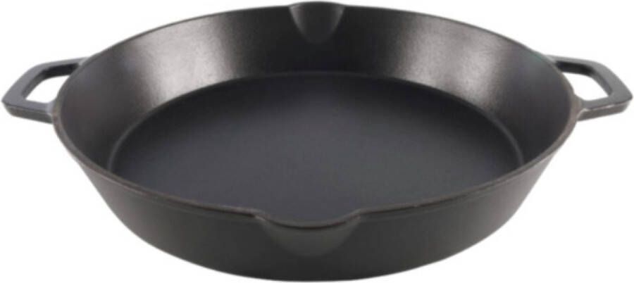 StooQ Skillet Pan Gietijzeren Pan Dutch Oven Skillet BBQ 43x43x7 5 cm