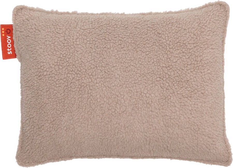 Stoov Warmtekussen Ploov Duurzaam & Draadloos Infrarood warmtekussen 45x60 Woolly Beige Standaard Batterij