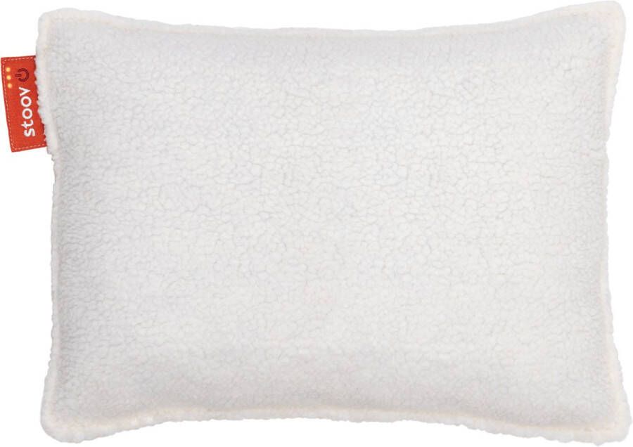 Stoov Warmtekussen Ploov Duurzaam & Draadloos Infrarood warmtekussen 45x60 Woolly White Standaard Batterij