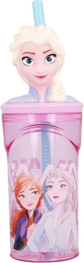 Stor S.L. Disney Frozen Elsa 3D rietjes beker