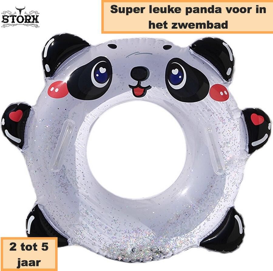 STORX Opblaasbaar Zwembad Kinderen Vakantie Opblaasbare Ring Panda Spel Water Fun Water Plezier Zomer Zwembad trendy Hip Spelen Water Pret WaterSport
