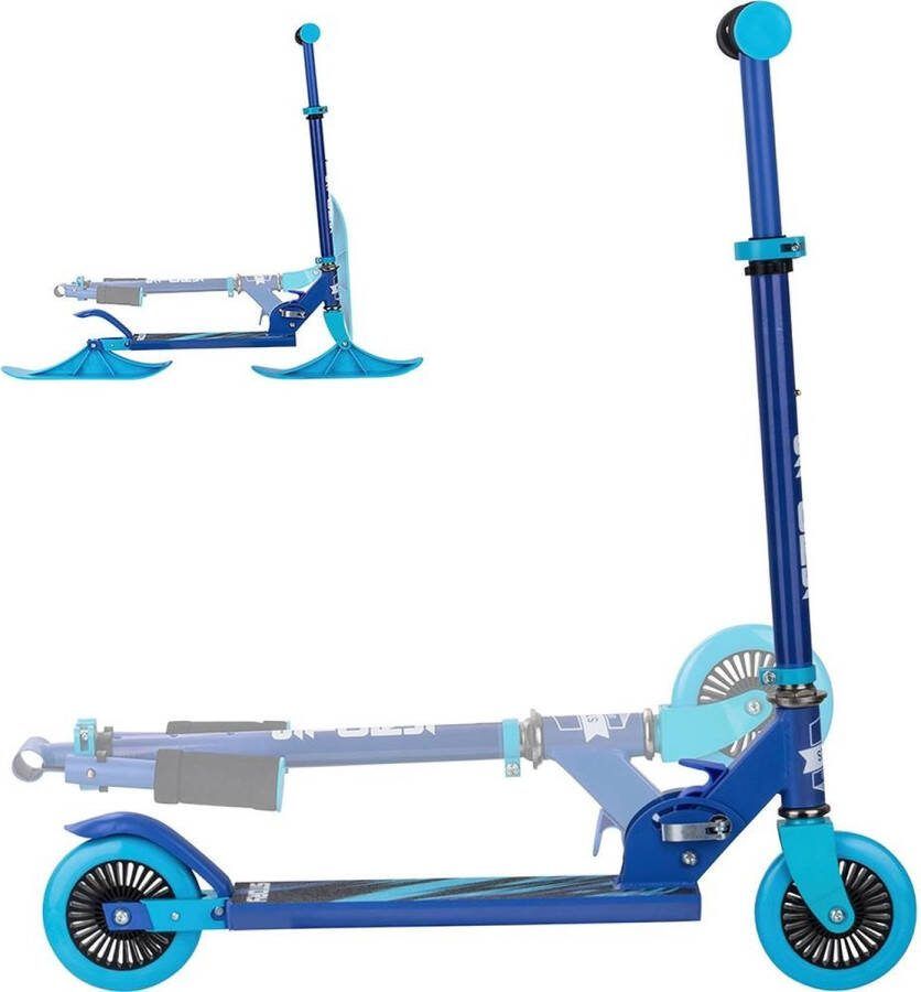 Story Freshie Verstelbare Kinderstep Sneeuwscooter Blue