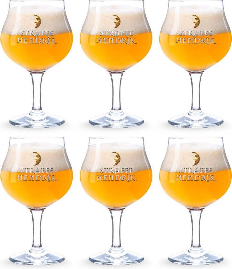 Straffe Hendrik Bierglas 330 ml 6 stuks