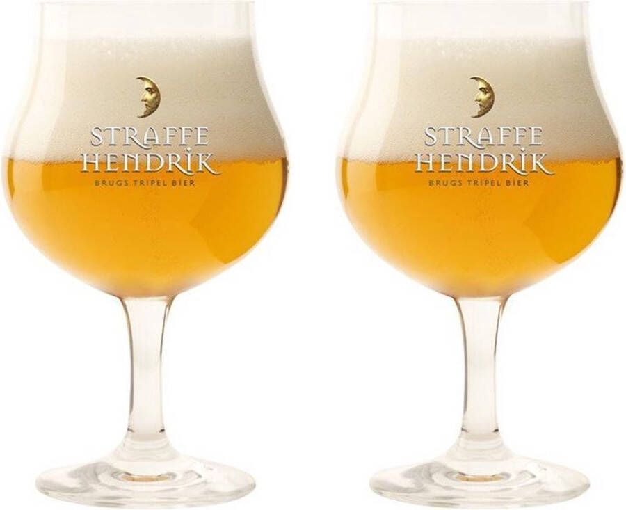 Straffe Hendrik Bierglazen glazen Speciaalbier glas 2 stuks