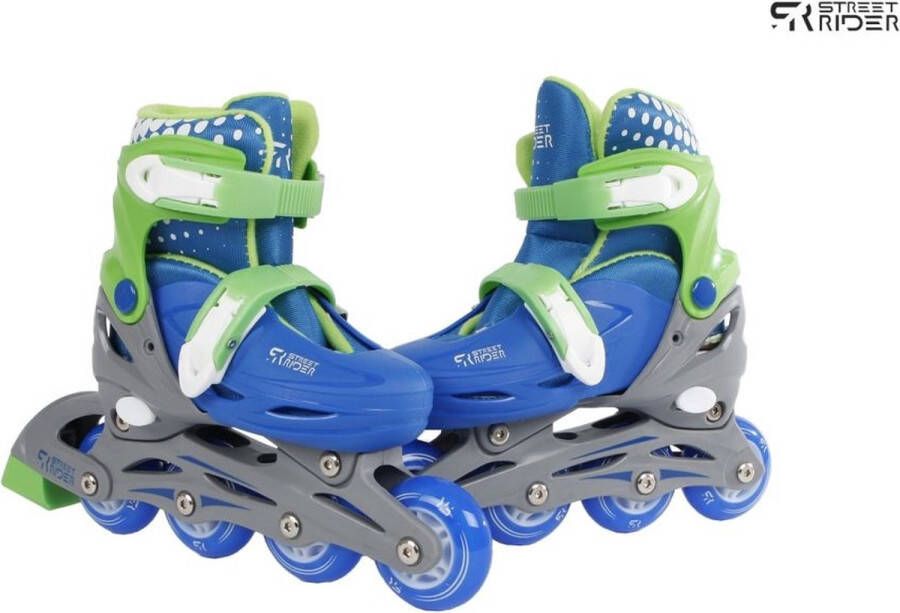 Coppens Street Rider Inline skates hardboot blauw verstelbaar maat 26-29