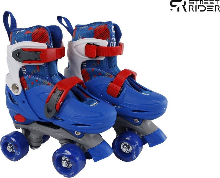 Street Rider Rolschaatsen Blauw Verstelbaar Maat 27-30