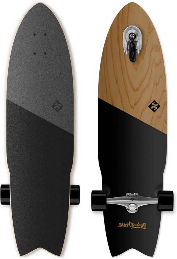 StreetSurfing Street-Surfing-Pumpingboard-Shark-Attack-91 4-cm-KOA-BLACK