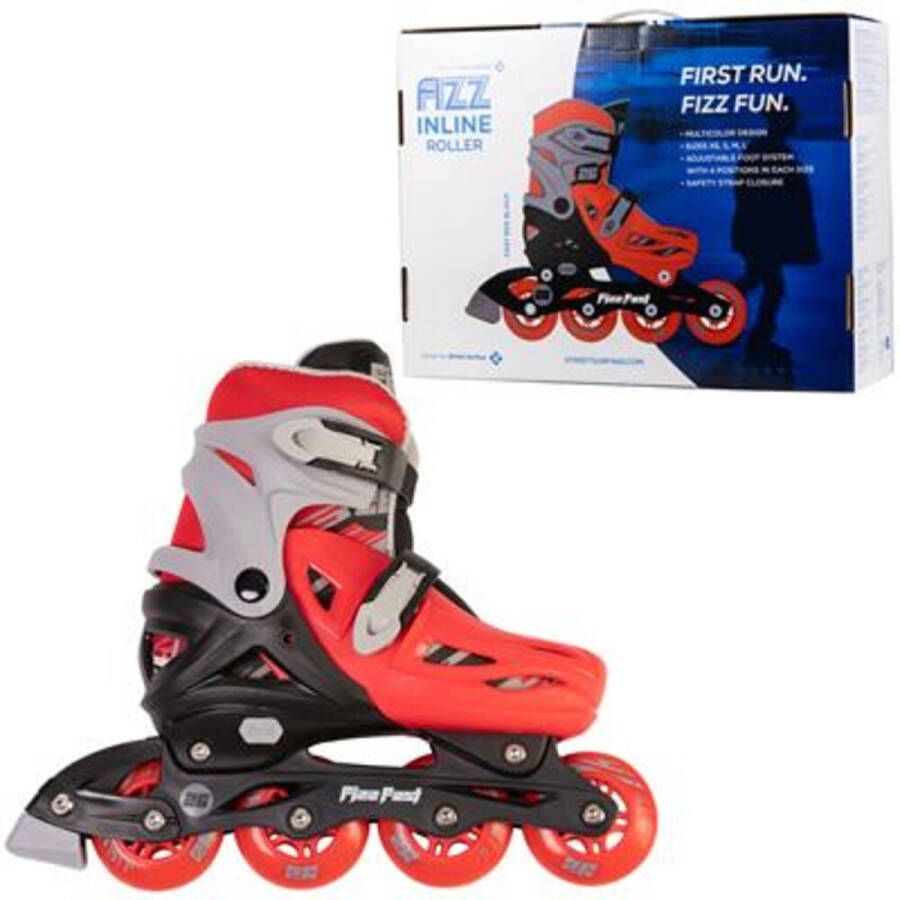 StreetSurfing Street Surfing Fizz Fast Inline Skates M 35-38 Rood Zwart