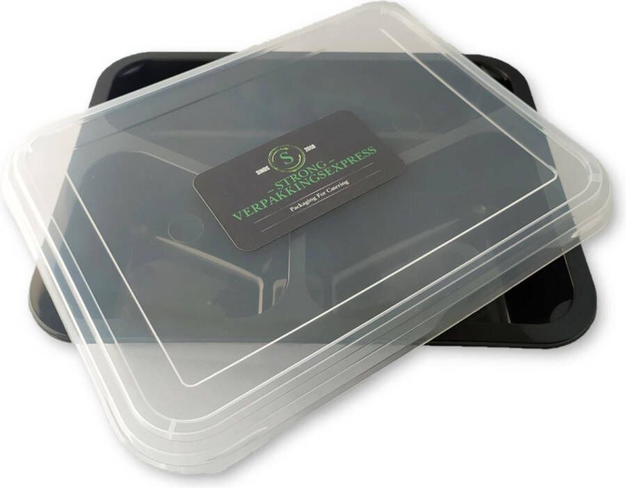 Strong Meal Prep Bakjes 10 stuks 3 compartiment Lunchbox Vershoudbakjes Diepvriesbakjes Plastic Bakjes Met Deksel Magnetron Bakjes Met Deksel Meal Prep Vershouddoos 1000cc –