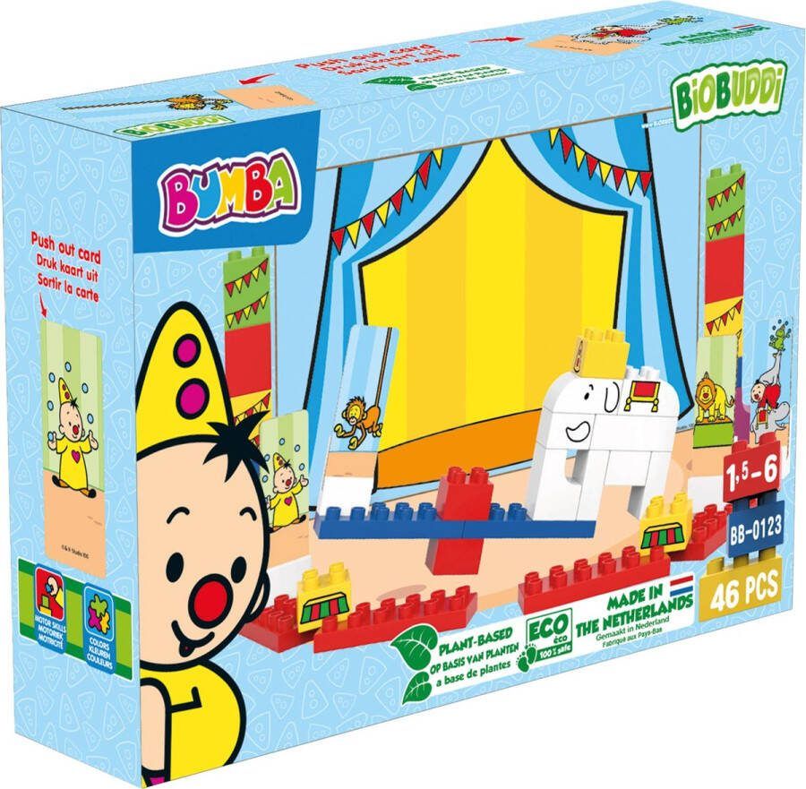 Studio 100 Bumba Biobuddi Bouwblokken Circus 45-delig