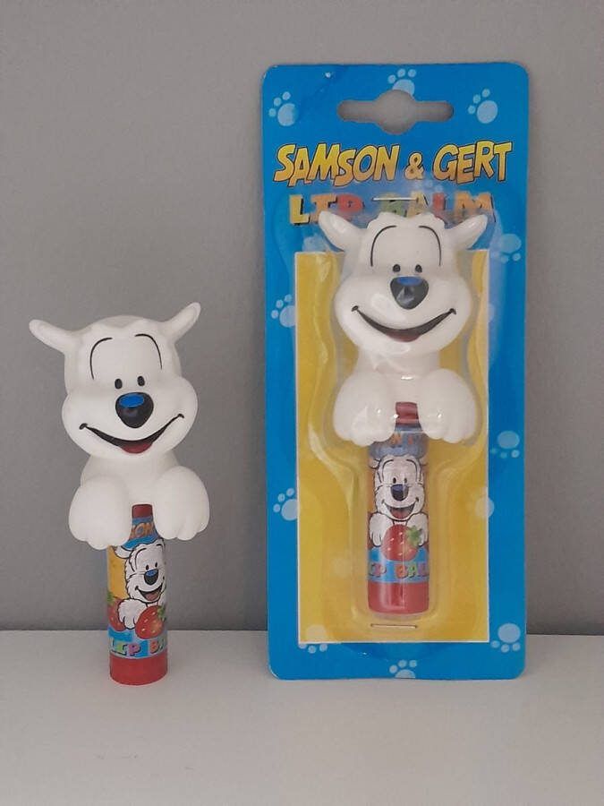 Studio 100 Samson & Gert Lippenbalsem voor meisjes 3+ met aardbeismaak 4 5g