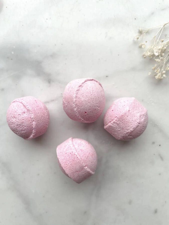 Studio Freem Mini bruisbal Badbruisbal Fuchsia Ongeveer 2 5 tot 3cm Set van 10