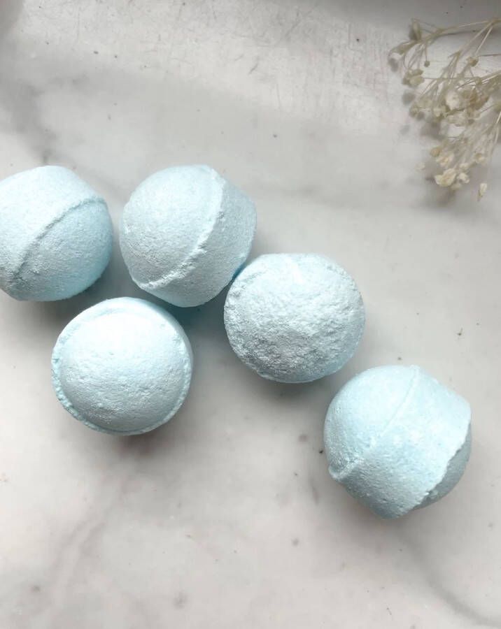 Studio Freem Mini bruisbal Badbruisbal Lichtblauw Ongeveer 2 5 tot 3cm Set van 10