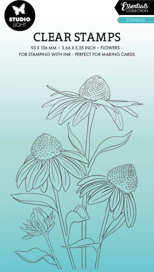 Studio Light Clear stamps Echinacea Essentials nr. 543