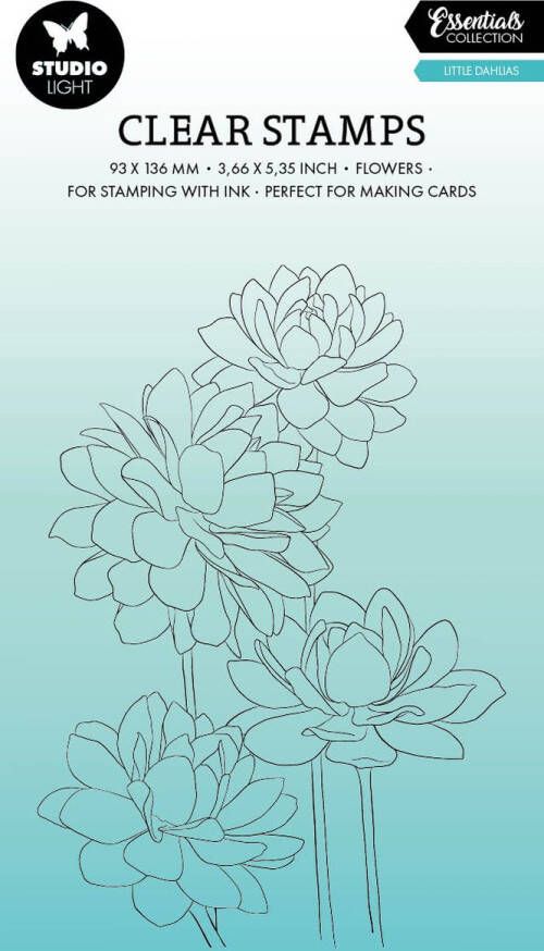 Studio Light Clear stamps Little Dahlias Essentials nr. 542