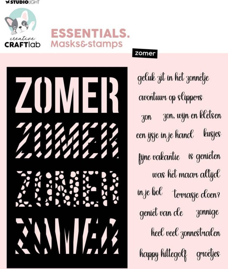 Studio Light Mask & Stamps Zomer Essentials nr. 08