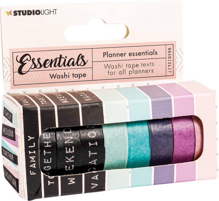 Studio Light Washi Tape Essentials planner Nr.17
