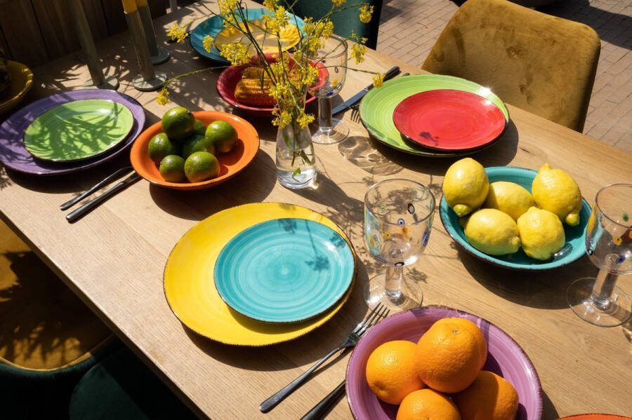 Studio Tavola Dinerborden Sunny Summer ø 26.5 cm 6 stuks