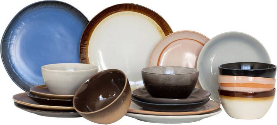 Studio Tavola Serviesset Earth 6 personen 18-Delig