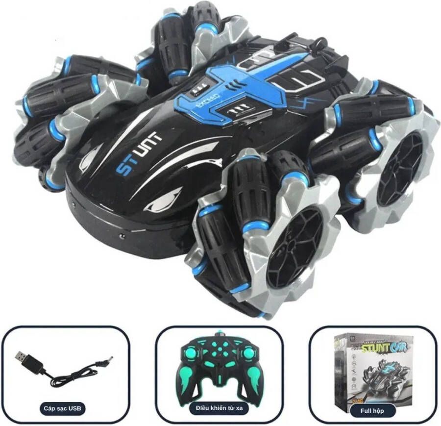 Stunt car Stunt Speelauto Double Side RC Car 360 Graden Draaien Afstand Bestuurbare RC Auto