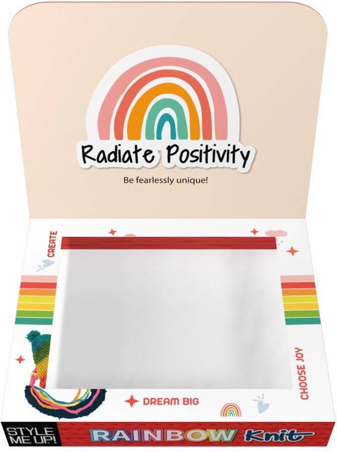 Style Me Up! Haakpakket SpiceBox Style Me Up Deluxe Rainbow Knit Kit met breiring 15064