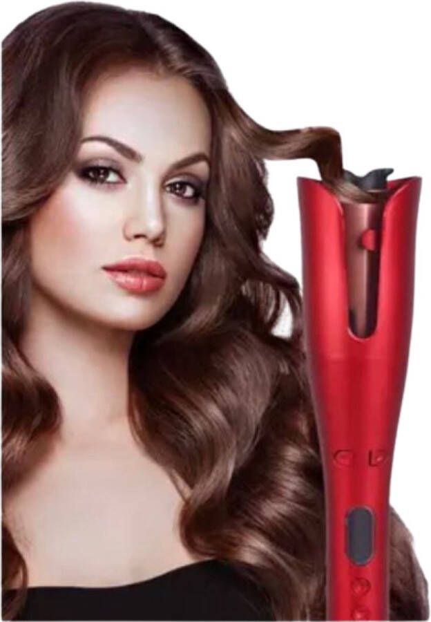 StyleCare Automatische Krultang Rood Keramische Haarkruller Hair Curler – Meerdere kleuren Black Friday 2023 Deals