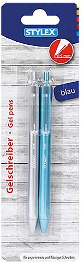 Stylex Pen Gelvulling Blauw 2st