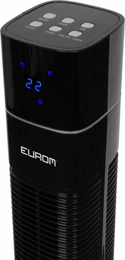 Eurom Towerfan 120 Black torenventilator (122x31 cm)
