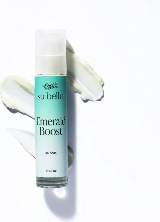 Su Bellu nachtcrème Emerald Boost voor alle soorten huid