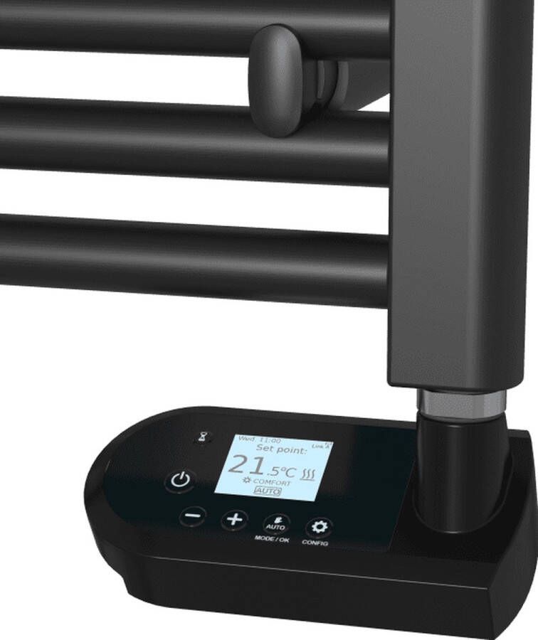 Sub 34 RE radiator wifi thermostaat met gateway zwart