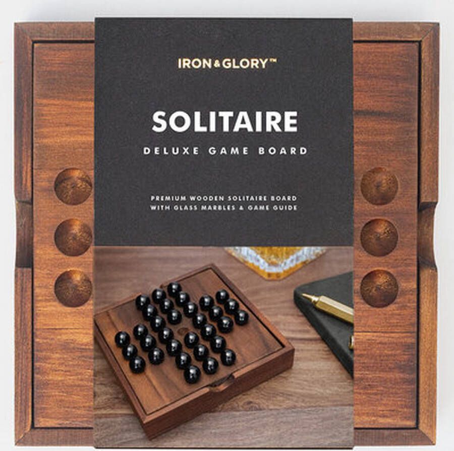 Suck UK Denkspel Solitaire Solo Noble Deluxe