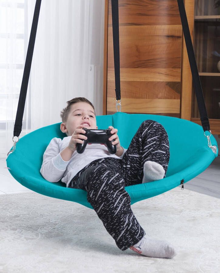 Sugarpufy Nestschommel Relax Licht Blauw Ø80cm