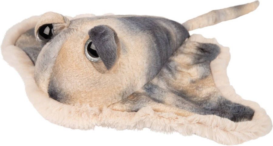 Suki Gifts pluche Pijlstaart Rog knuffeldier cute eyes grijs 37 cm Knuffel zeedieren