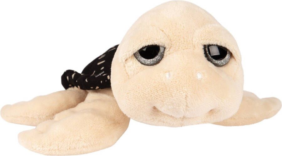 Suki Gifts pluche zeeschildpad Jules knuffeldier cute eyes beige 24 cm Knuffel zeedieren