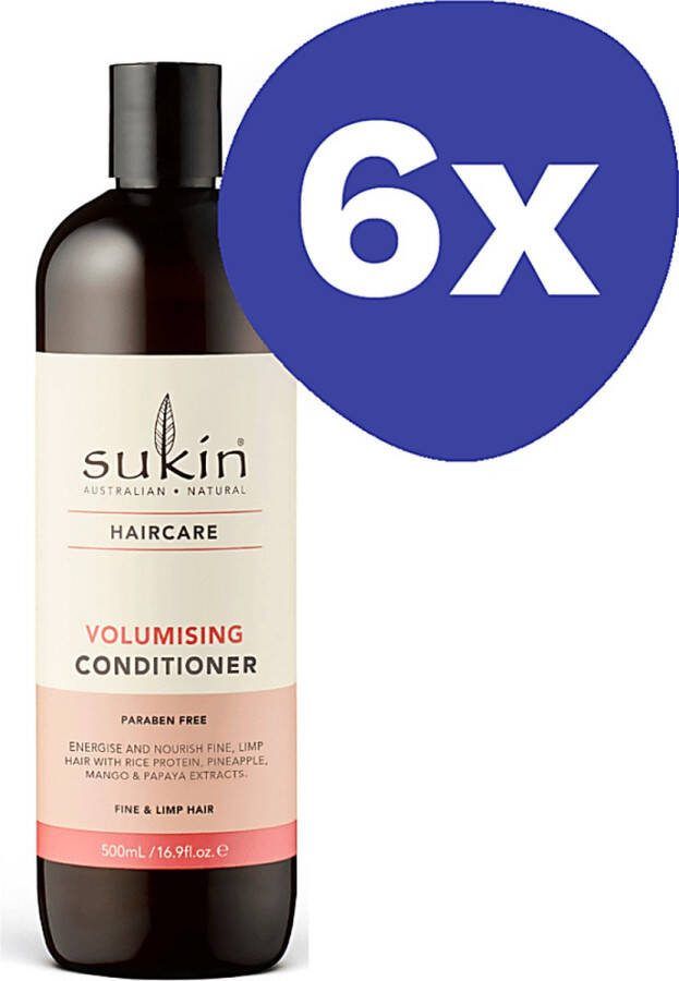 Sukin Volumising Conditioner (fijn haar) (6x 500ml)
