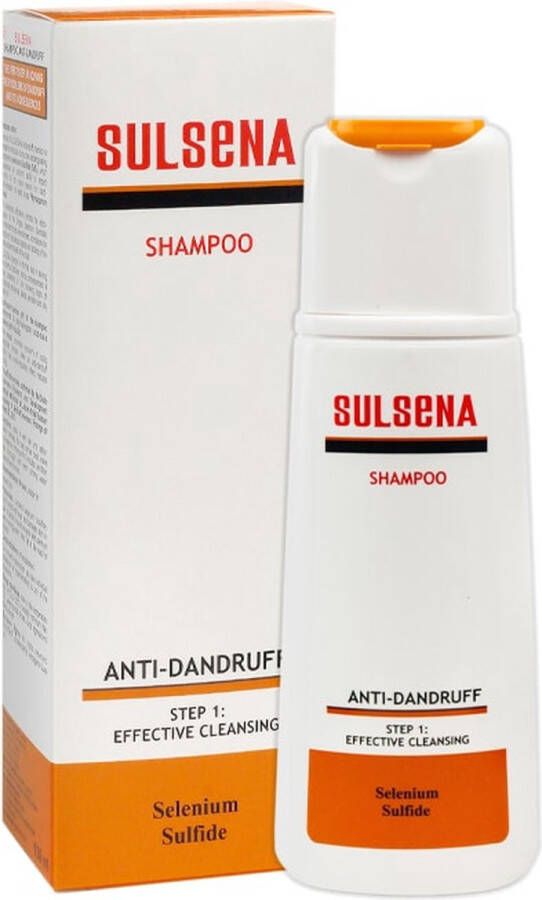 Sulsena ANTI-ROOS SHAMPOO met Selenium Sulfide RUSTGEVEND KALMEREND DIEP REINIGEND EFFECTIEF voor ELK Haartype voor MAN en VROUW 150 ml